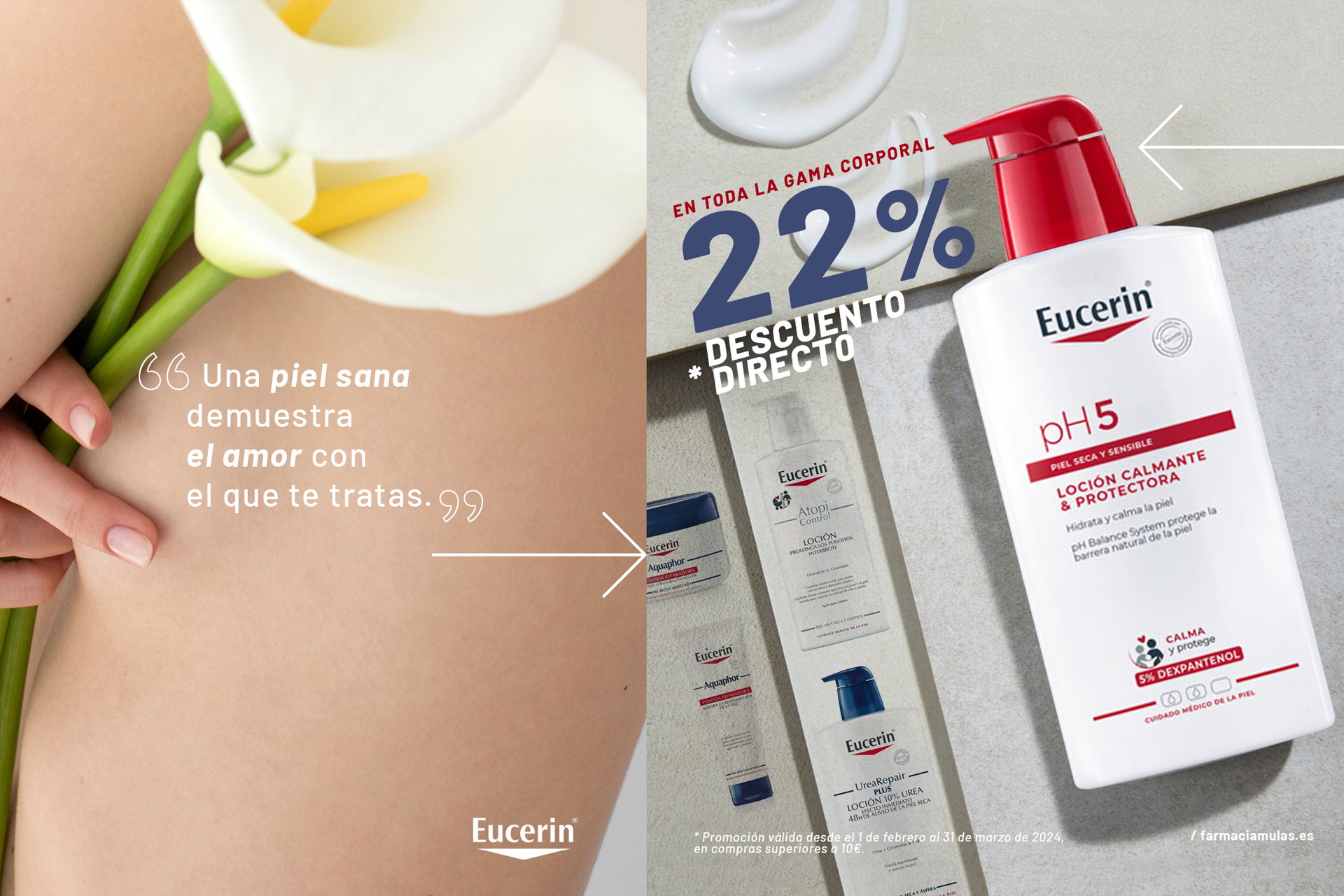 Promoción EUCERIN en Salamanca durante febrero y marzo / Farmacia MULAS